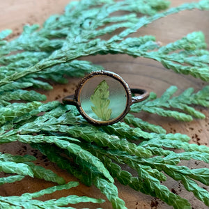 Fern Copper Ring