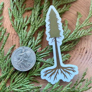 Small Redwood Sticker