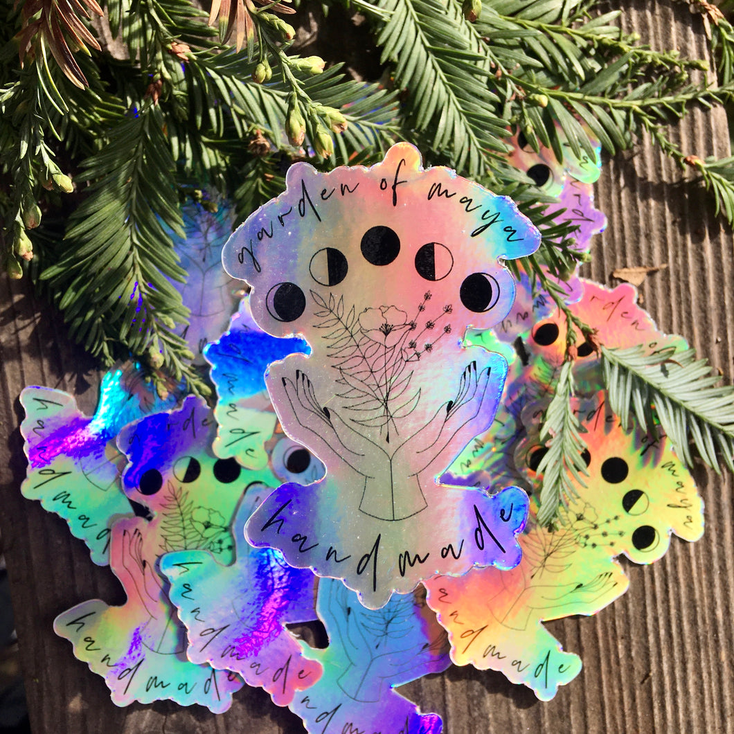 Garden of Maya Holographic Sticker