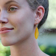Load image into Gallery viewer, Sunflower Botanical Earrings
