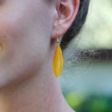 Load image into Gallery viewer, Sunflower Botanical Earrings
