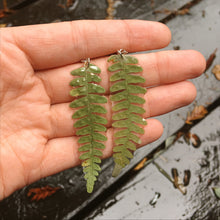Load image into Gallery viewer, Fern Botanical Earrings
